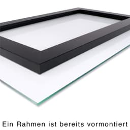 queence Acrylglasbild Goldenes Mosaik | Mehrfarbig