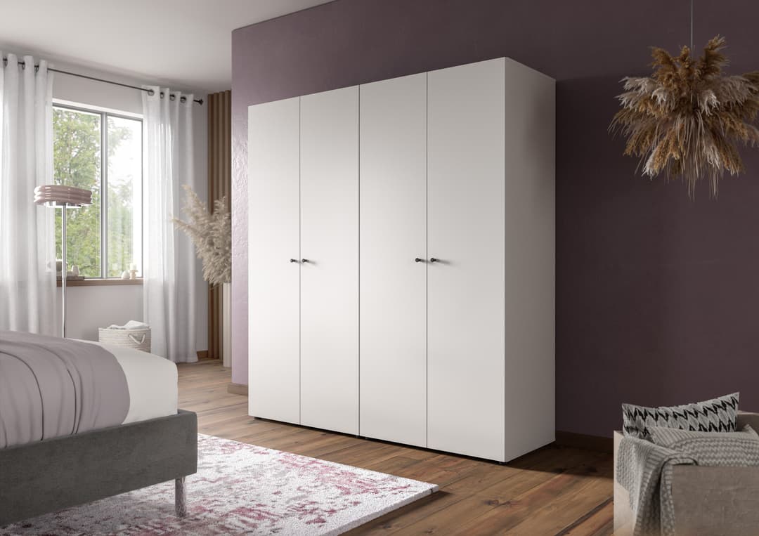 Home affaire Kleiderschrank BILLINGS | Weiß