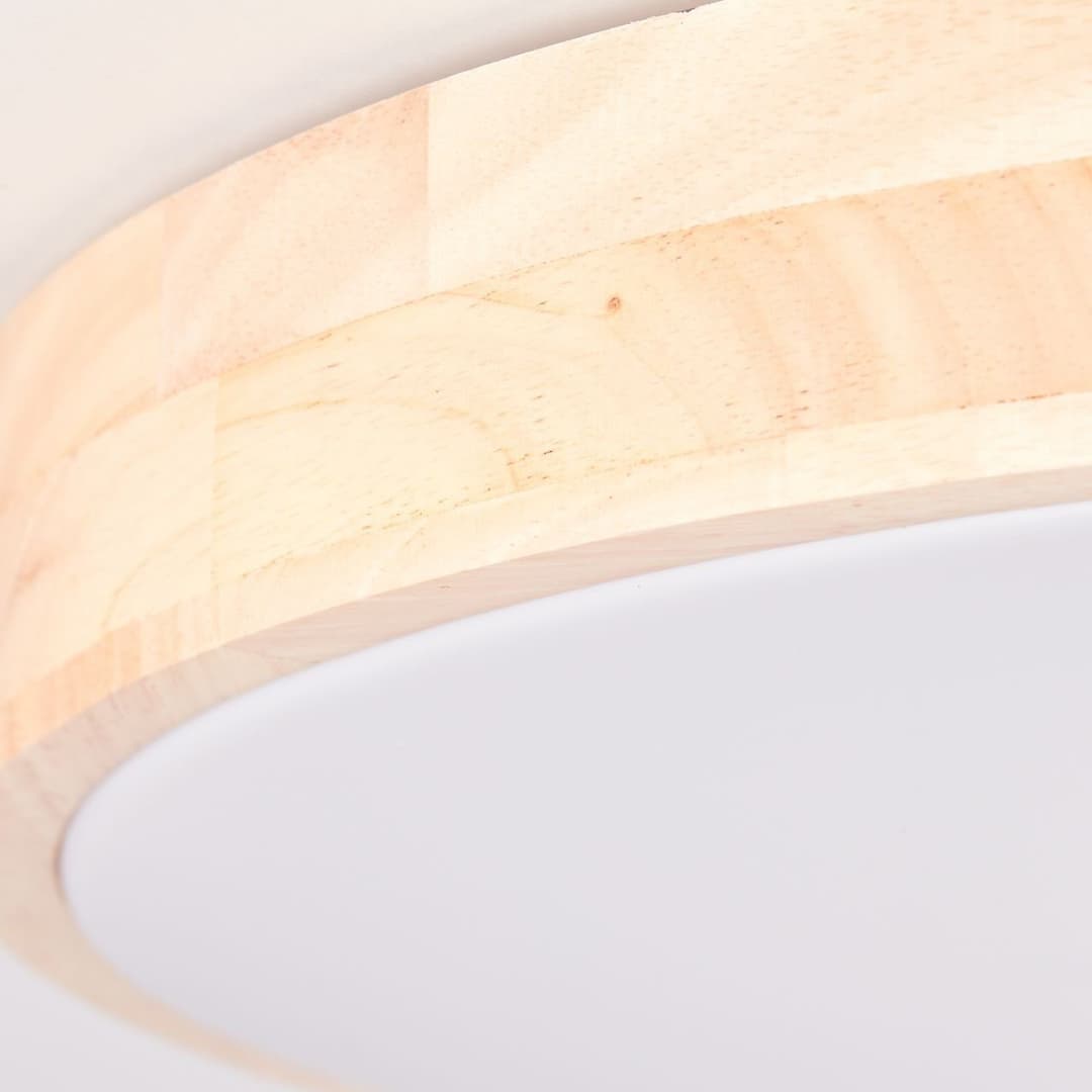 Brilliant Deckenleuchte Slimline | Holztöne