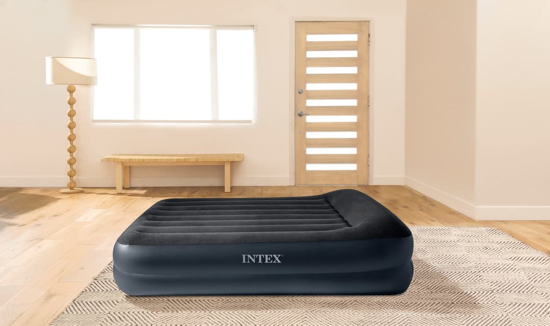 Intex Luftbett DuraBeam PillowRestRaised | Blau