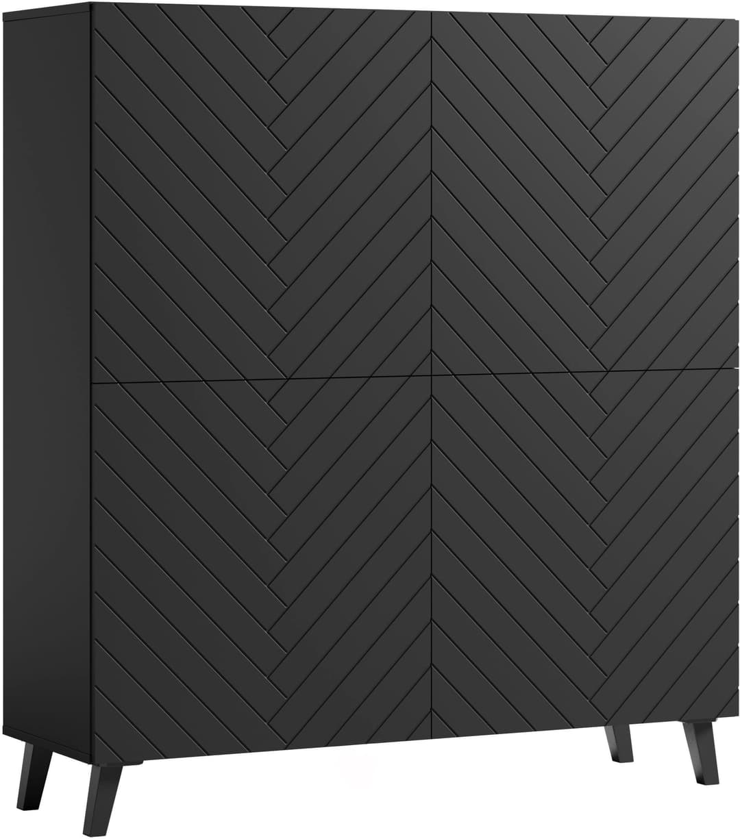 Home affaire Highboard Phuket | Schwarz