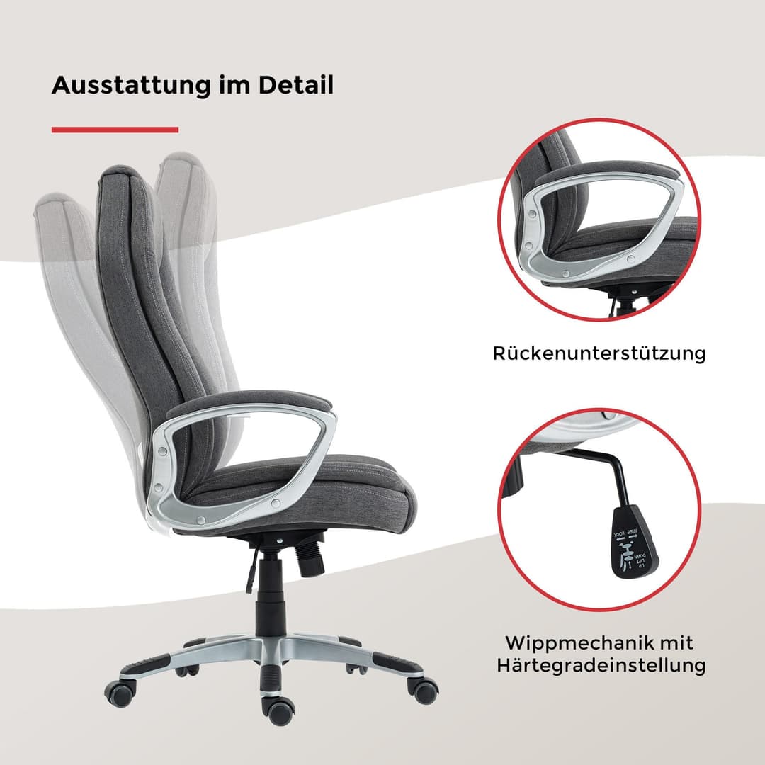 Duo Collection Chefsessel Dirk | Grau