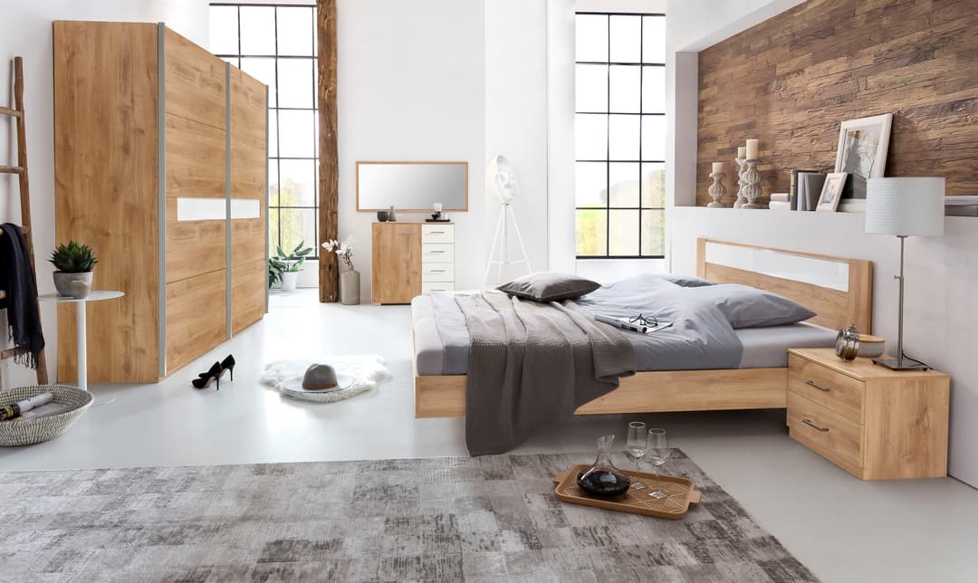 Wimex Schlafzimmer-Set Petra/Pamela | Holztöne