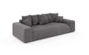 Home affaire Big-Sofa LAKESIDE 3-Sitzer Schlafsofa | Grau 4