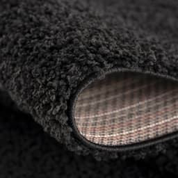 Sanat Hochflor-Teppich LOCA | Schwarz