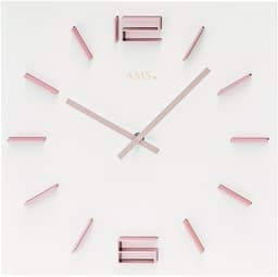 AMS Wanduhr W9592 | Holztöne
