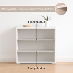 rauch Sideboard Türkommode Kommode Highboard ASTANA | Grau