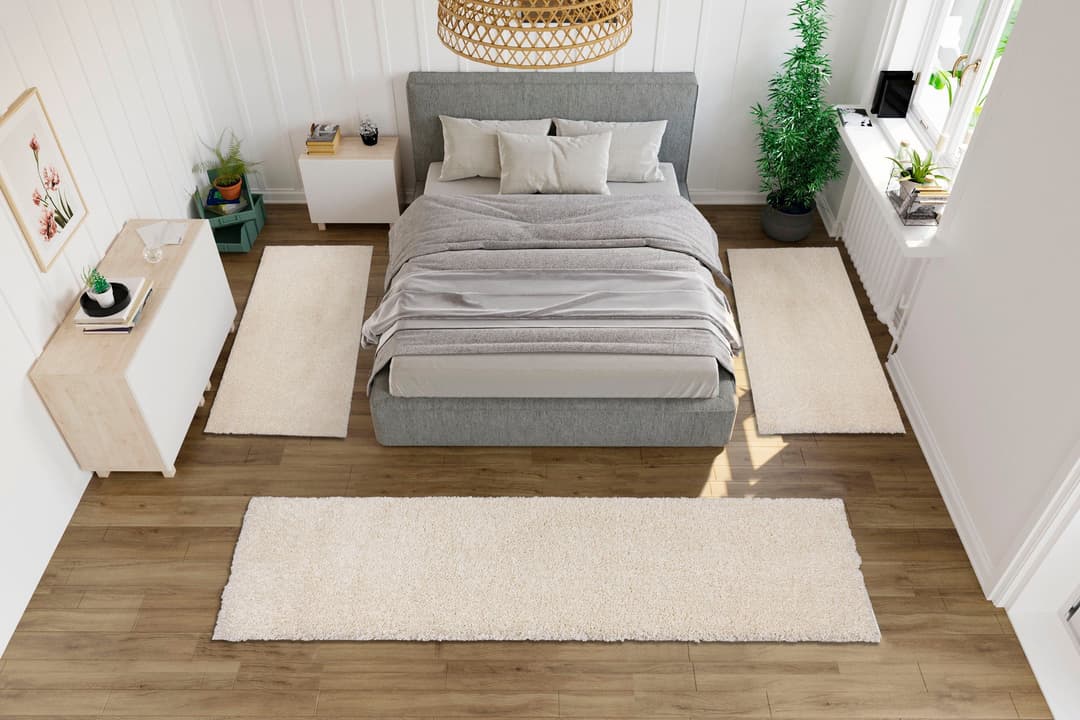 Bruno Banani Bettumrandung Shaggy Soft | Beige