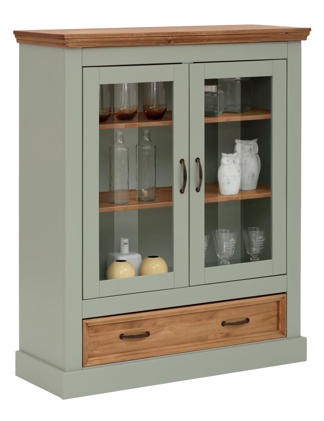 OTTO home Vitrine Selma Highboard | Grün