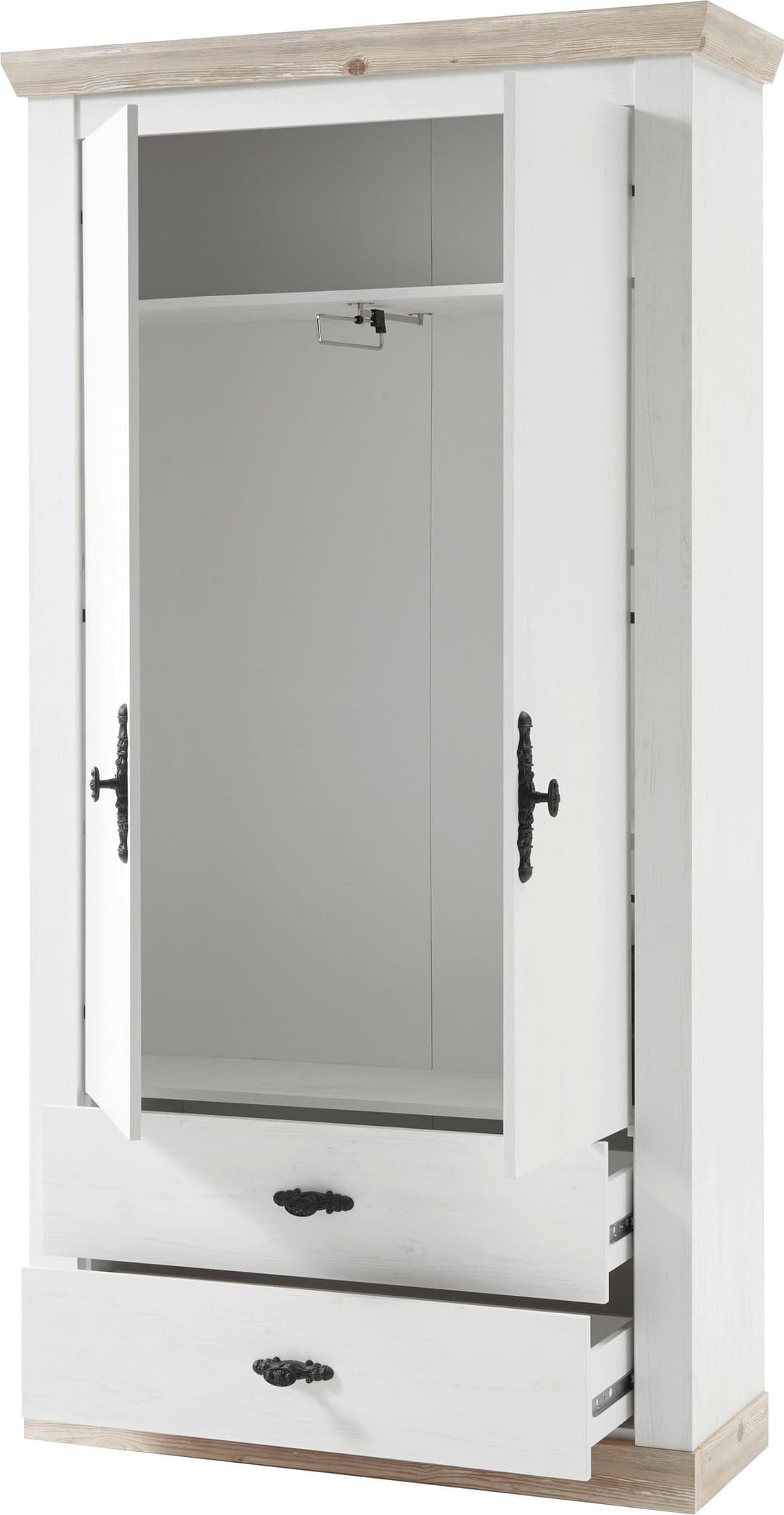 Home affaire Garderobenschrank Florenz | Weiß