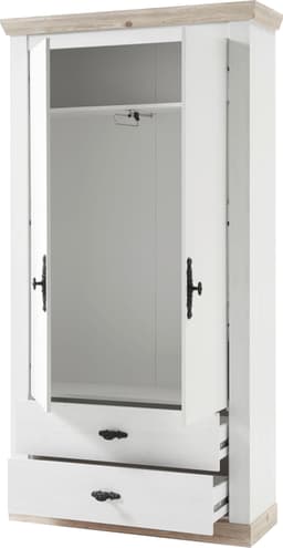 Home affaire Garderobenschrank Florenz | Weiß