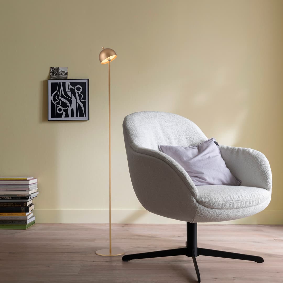 SCHÖNER WOHNEN-Kollektion LED Stehlampe BELLIS | Gold