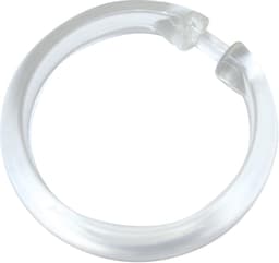 GARDINIA Gardinenring offen Kunststoff | Transparent