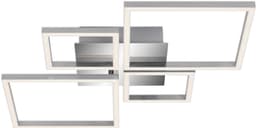 Briloner Leuchten LED Deckenleuchte FRAME | Silber