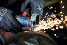Bosch Professional Akku-Winkelschleifer GWS 12V-76 Professional | Blau