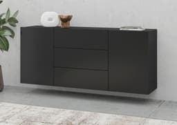 Home affaire Sideboard Ava | Schwarz