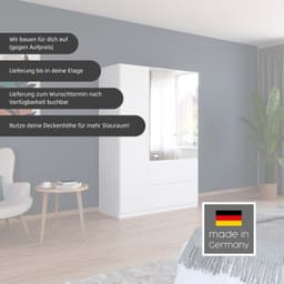 rauch Drehtürenschrank COSTA | Grau