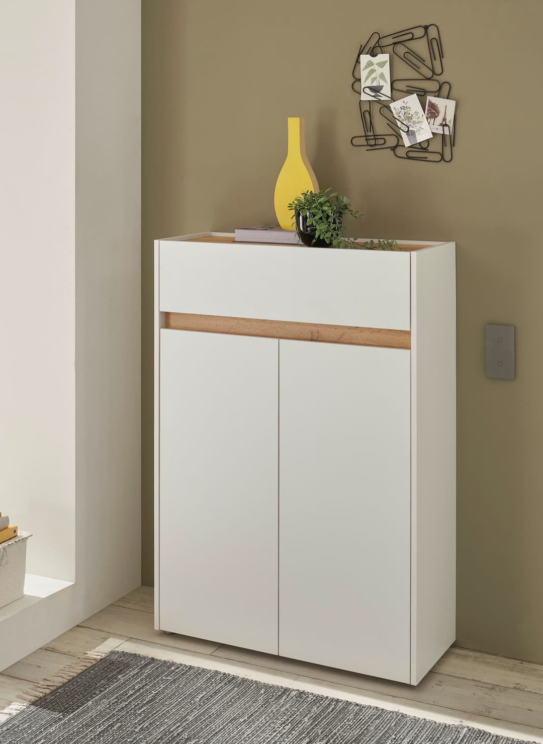 Home affaire Schuhschrank City/Giron | Weiß