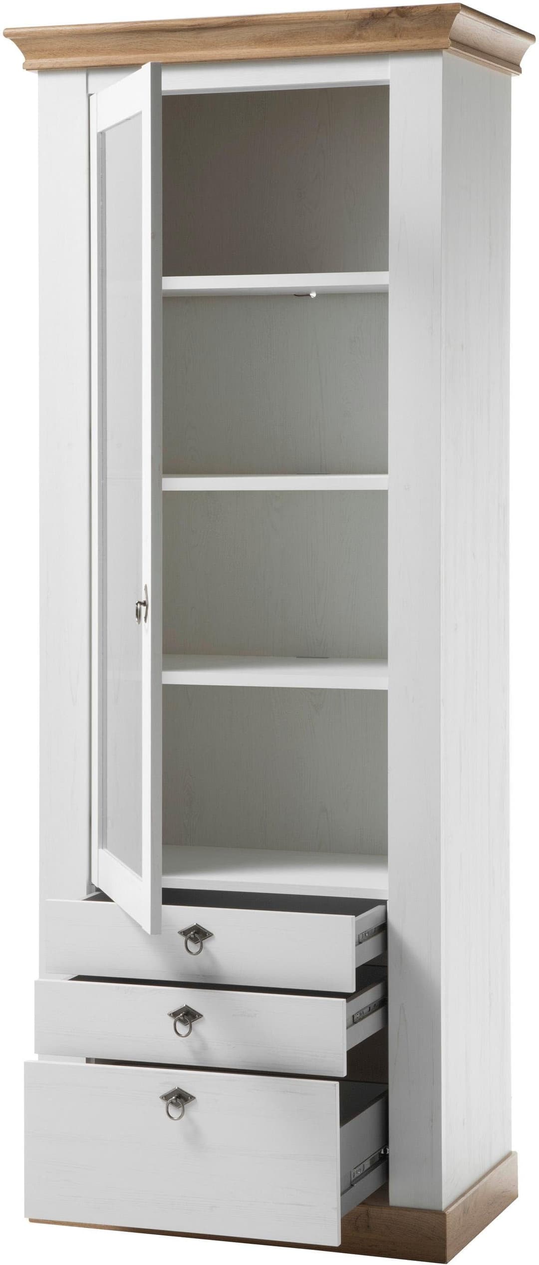 Home affaire Vitrine Cremona Höhe 204 cm | Weiß