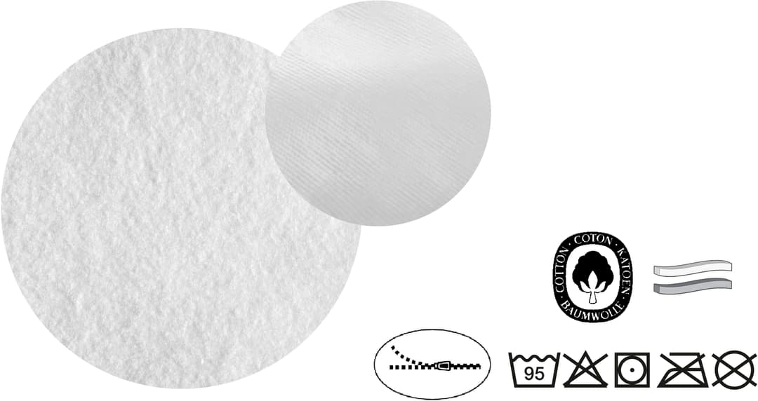 Biberna Sleep & Protect Kissenhülle | Weiß