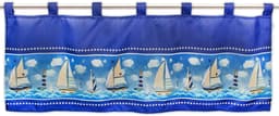 Delindo Lifestyle Gardine Segelboot | Blau