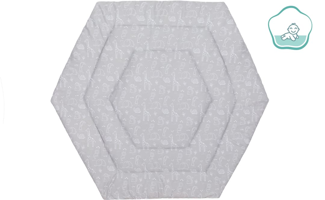 Fillikid Laufgittereinlage 6-eck Jersey | Grau