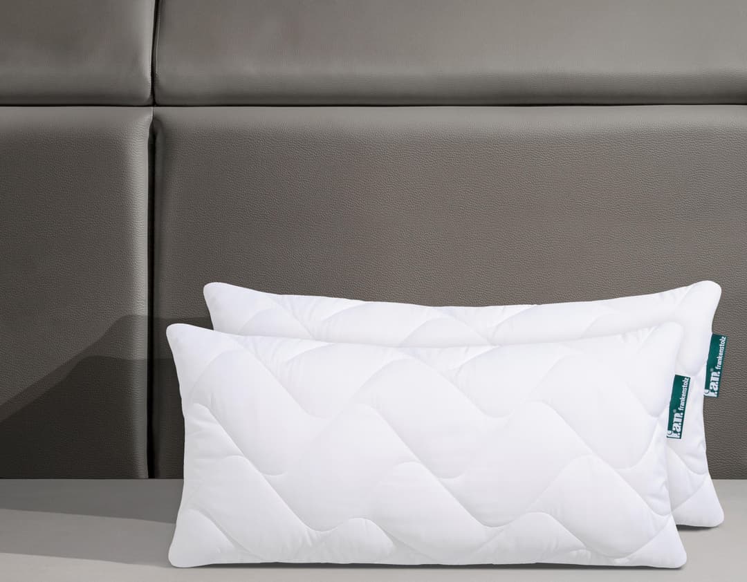fan Microfaserkissen Hollofil Active m. MF-Bezug | Weiß