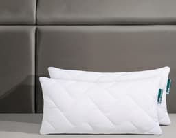 fan Microfaserkissen Hollofil Active m. MF-Bezug | Weiß