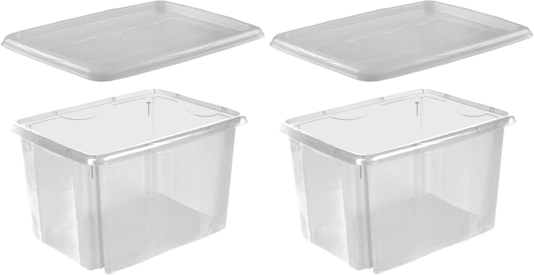 Keeeper Stapelbox emil (Set, 2 St) | Transparent