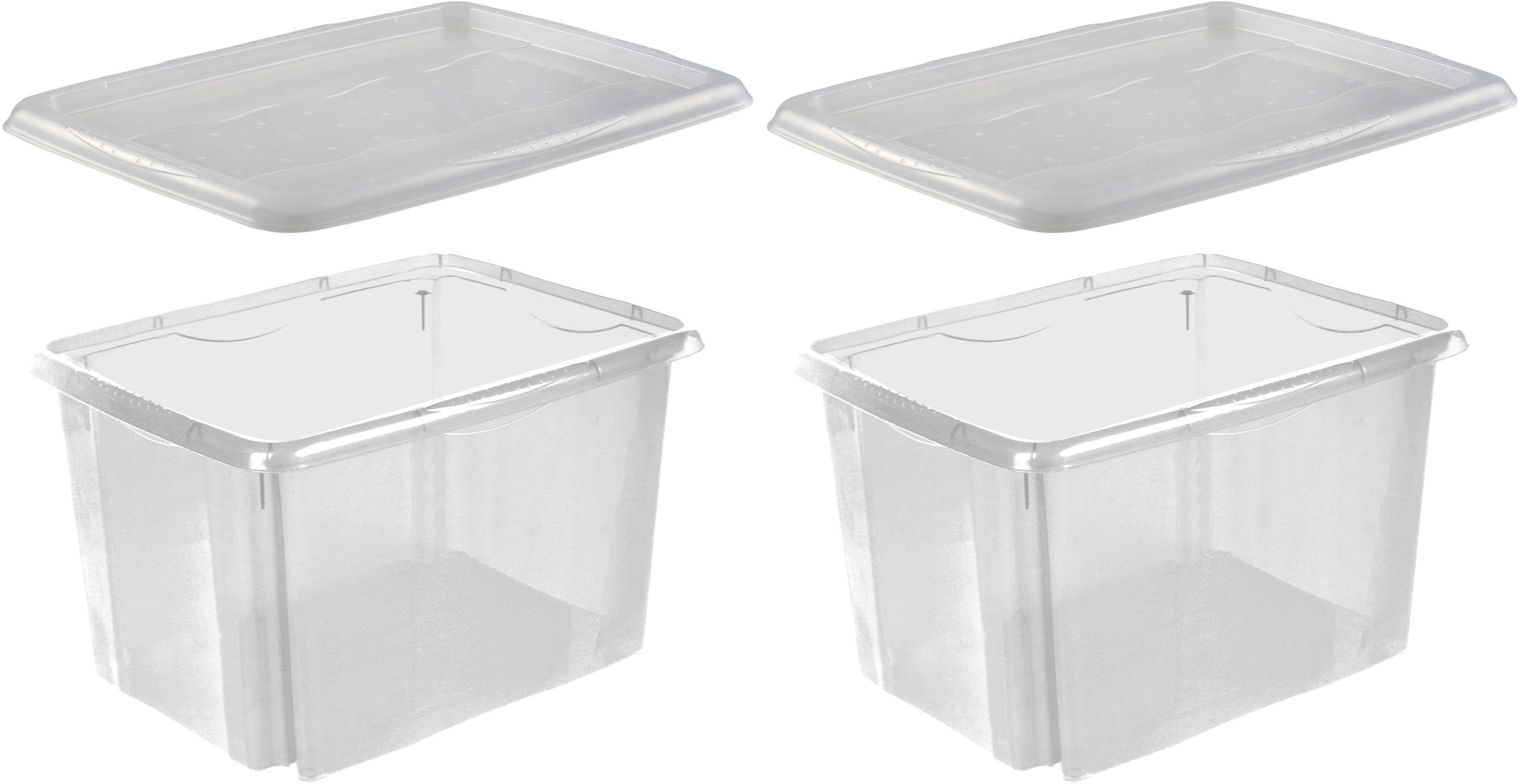Keeeper Stapelbox emil (Set, 2 St) | Transparent