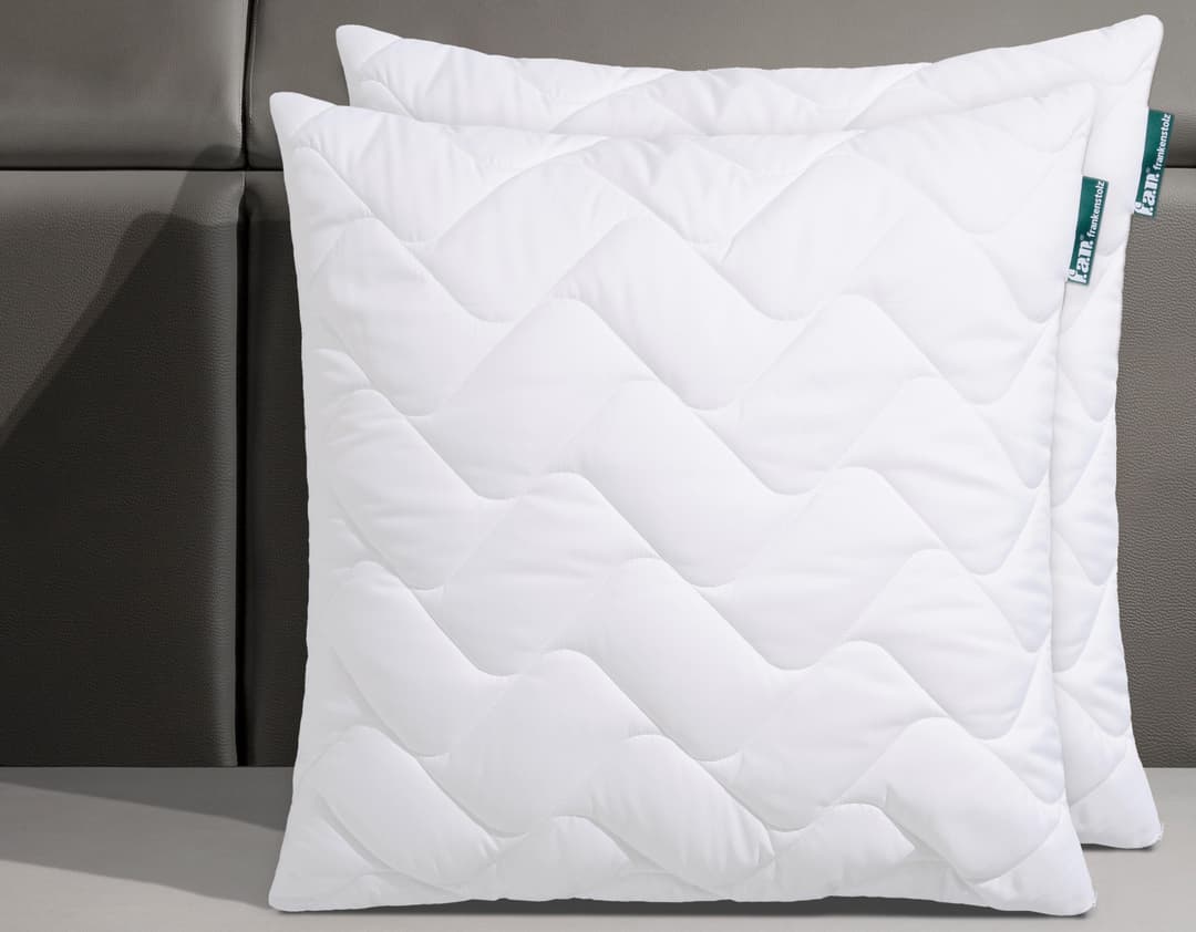fan Microfaserkissen Hollofil Active m. MF-Bezug | Weiß