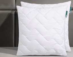 fan Microfaserkissen Hollofil Active m. MF-Bezug | Weiß