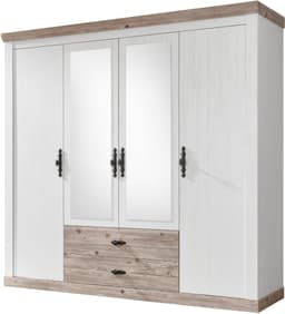 Home affaire Drehtürenschrank Florenz | Weiß