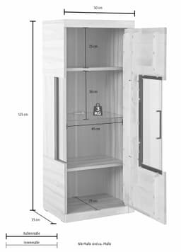 OTTO home Vitrine RIBE75 | Holztöne
