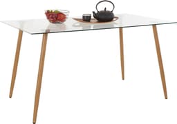 OTTO home Glastisch Miller | Transparent