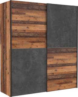 FORTE Schwebetürenschrank Dederik | Braun