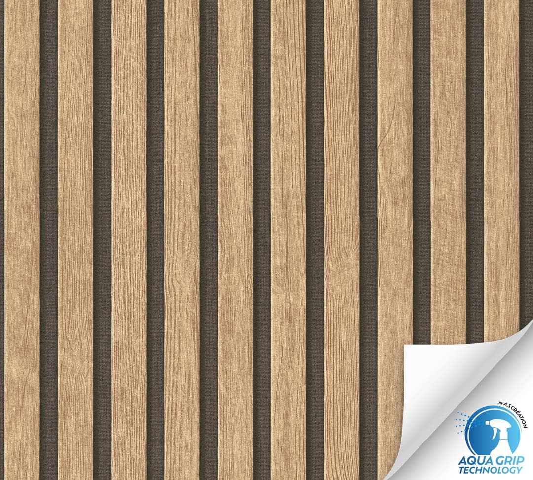 living walls Vliestapete DesignDrop | Braun