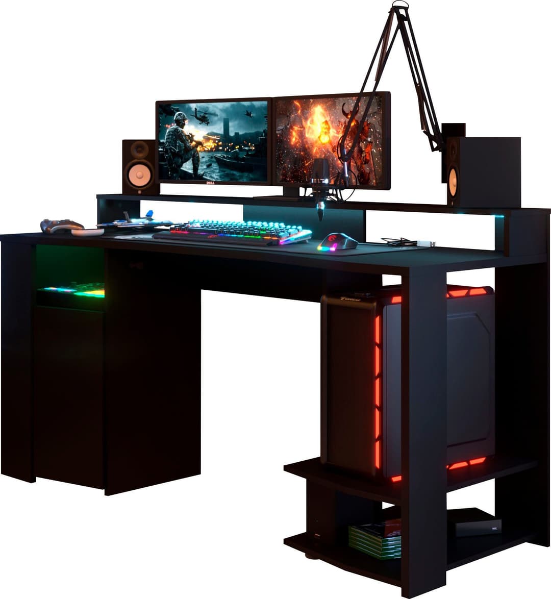 Parisot Kinderschreibtisch Gaming | Schwarz