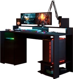 Parisot Kinderschreibtisch Gaming | Schwarz
