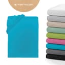 TOM TAILOR HOME Spannbettlaken Tom Tailor Jersey | Türkis