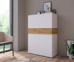Home affaire Highboard Rimini | Holztöne