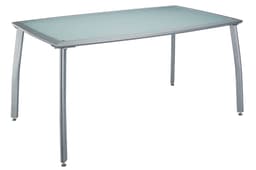 MERXX Gartentisch Lima, 90x150 cm | Silber