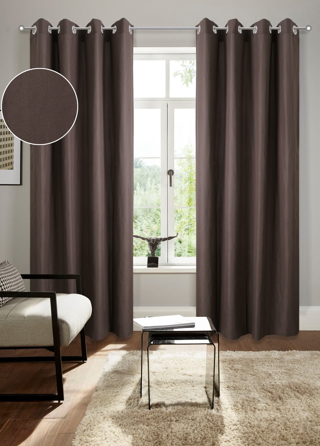 Bruno Banani Vorhang Lagan | Braun