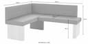 massivline&more Eckbank Anna 2 | Braun 2
