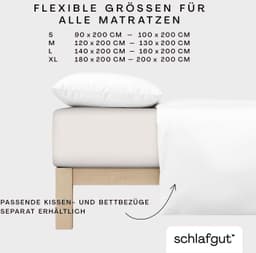 Schlafgut Spannbettlaken CASUAL | Beige