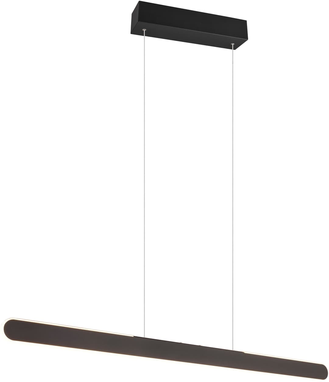 TRIO Leuchten LED Pendelleuchte HELIOS | Schwarz