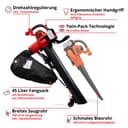 Einhell Akku-Laubsauger GE-CL 36/230 Li E Solo | Rot 3