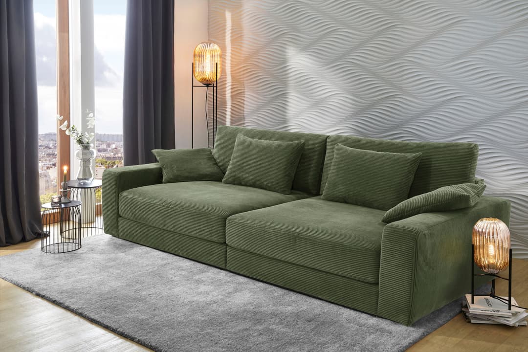 Jockenhöfer Gruppe Big-Sofa Milano XXL | Grün