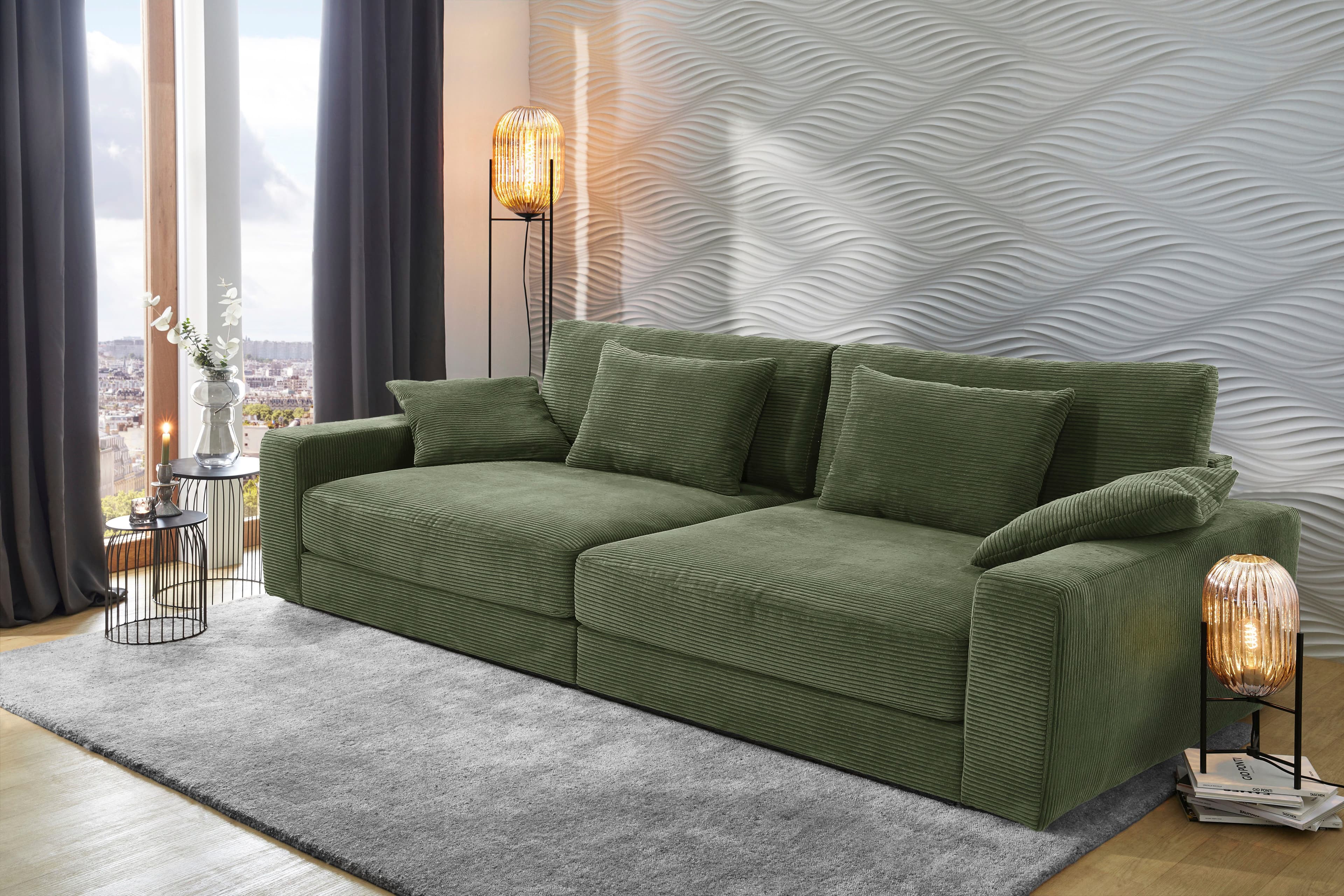 Jockenhöfer Gruppe Big-Sofa Milano XXL | Grün
