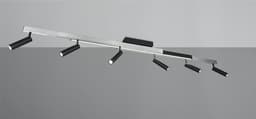 TRIO Leuchten LED Deckenleuchte ZENO | Schwarz